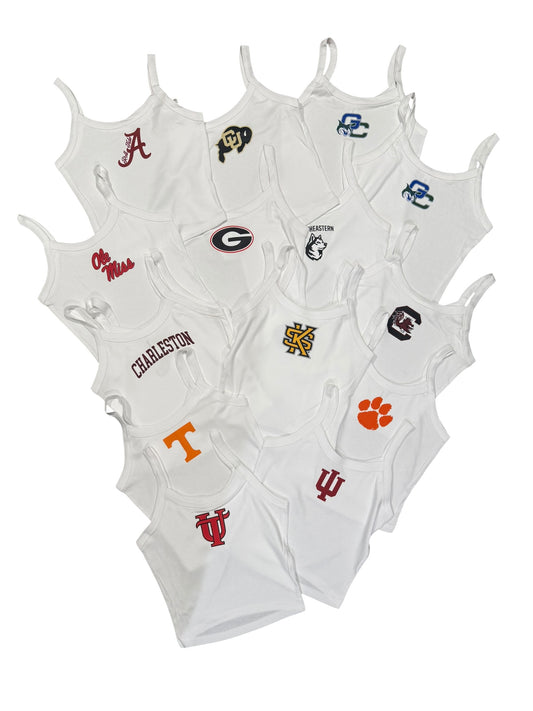 COLLEGE baby doll/crop tank