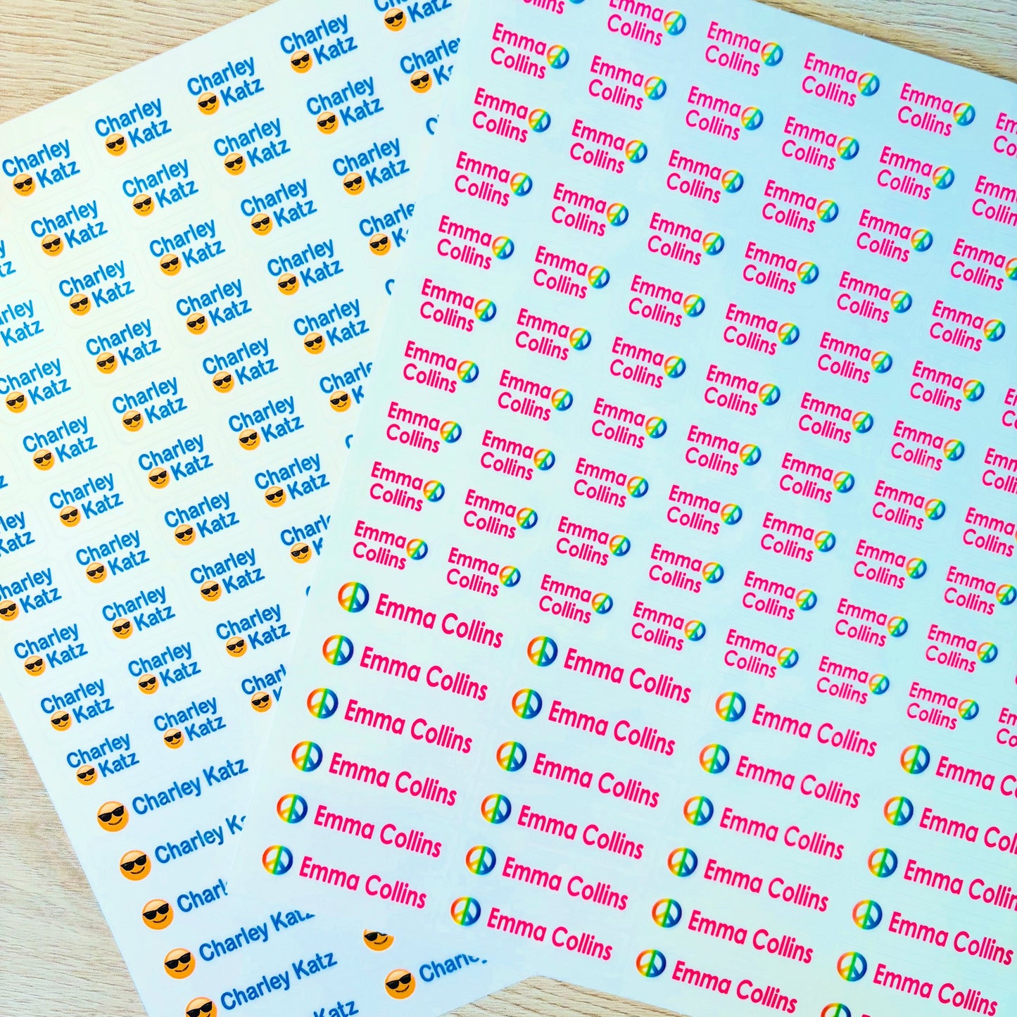 Machine Washable Name Labels