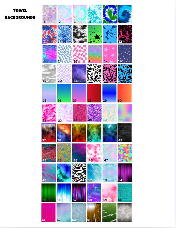BRSwag Favorite Things Beach Towel