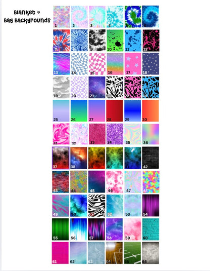BRSwag "My Favorite Things" Throw Blanket