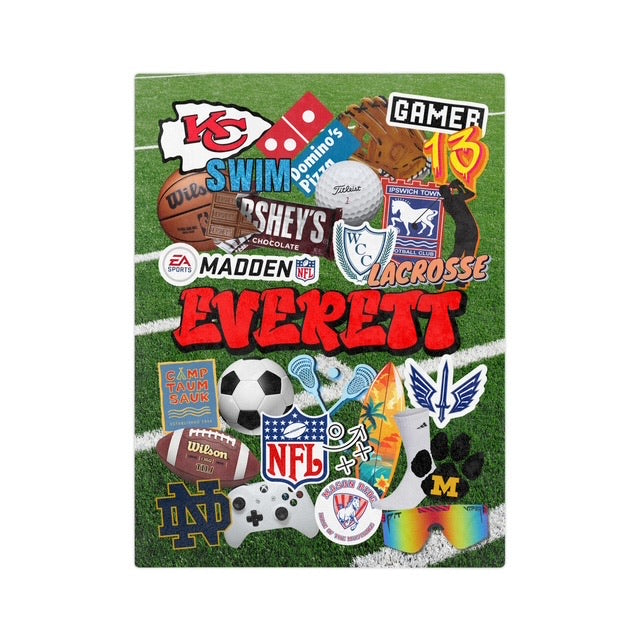 BRSwag "My Favorite Things" Throw Blanket